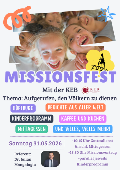 Missionsfest 31.05.2026