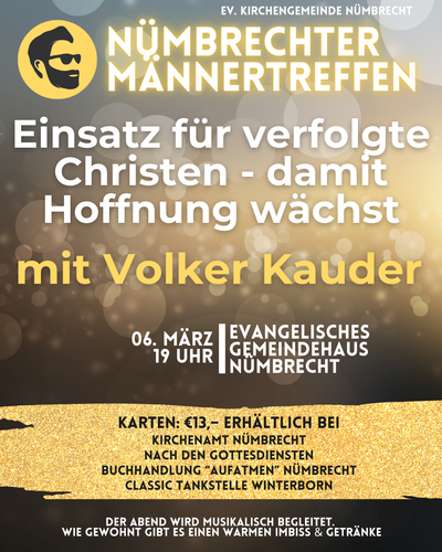 Männertreffen 6.3.2026